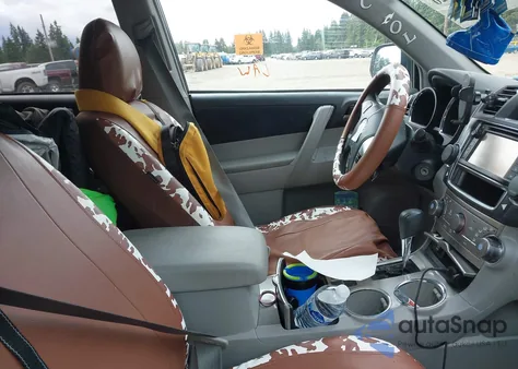 2013 Toyota Highlander Base Plus V6 z USA, uszkodzony, nr VIN 5TDBK3EH0DS274496